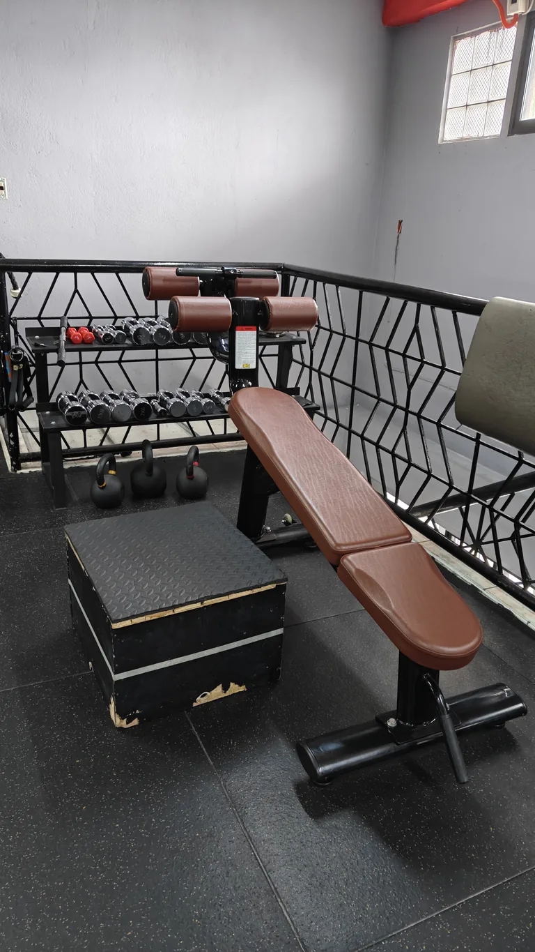 Decline bench at TM Fitness Hub in Valencia, Negros Oriental