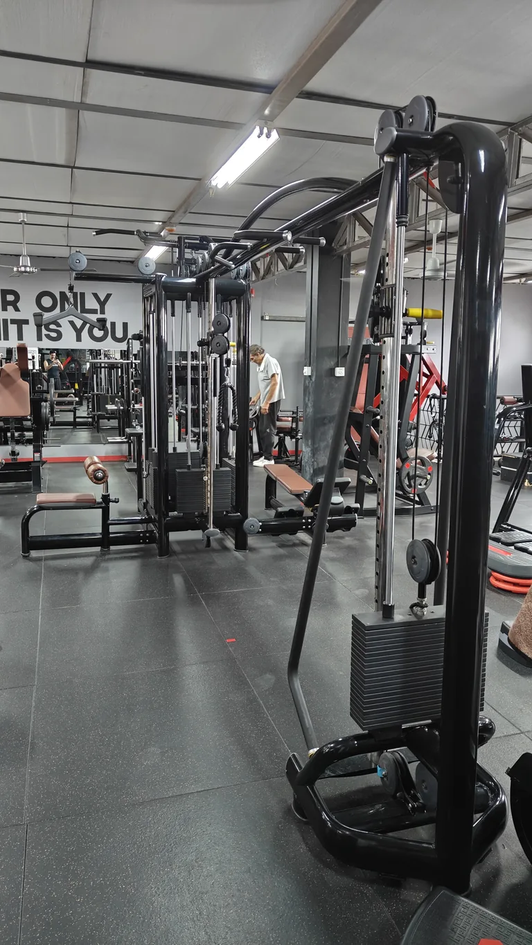 Cable machine at TM Fitness Hub in Valencia, Negros Oriental