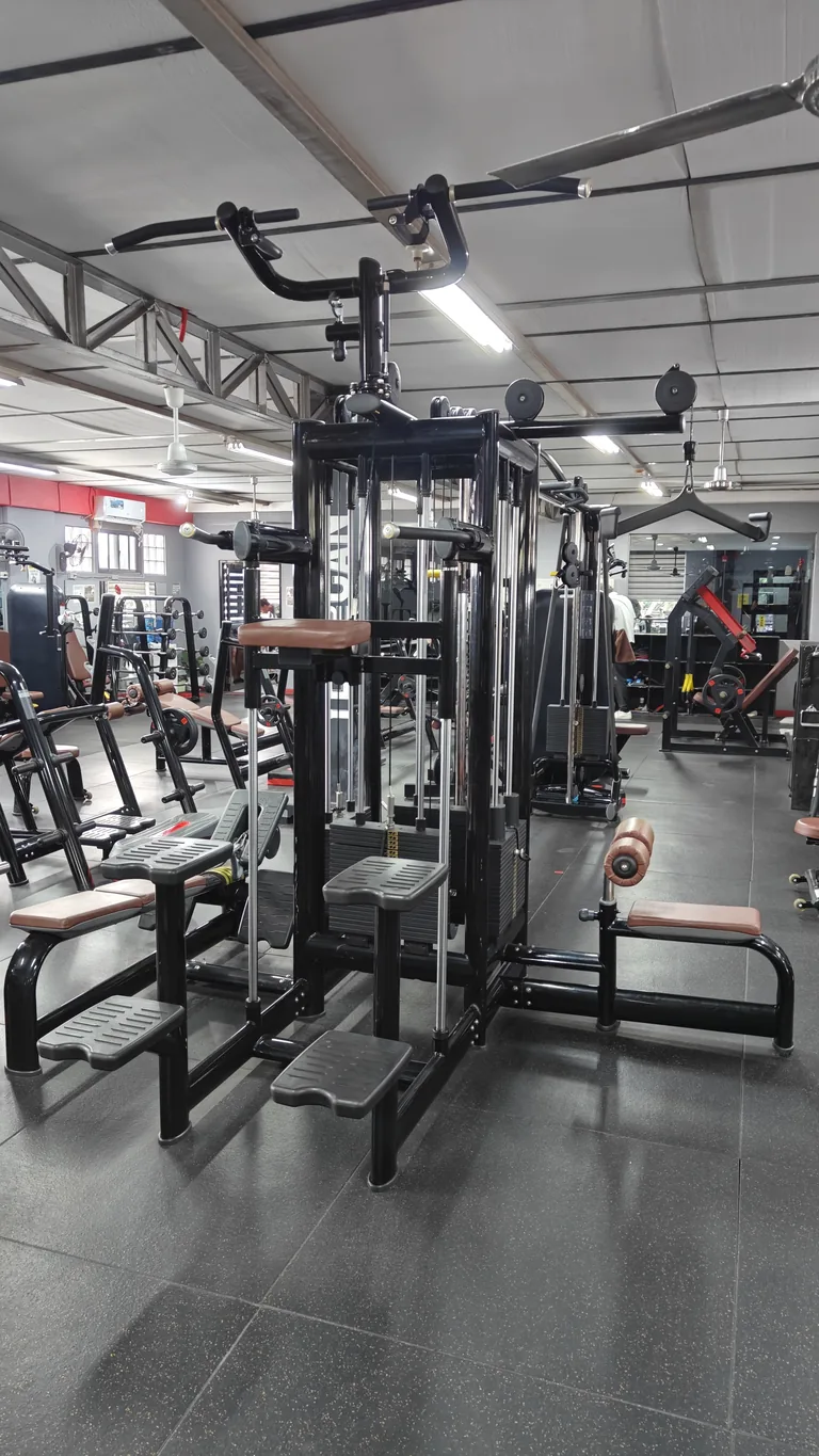 Multi-grip pull-up and dip station at TM Fitness Hub in Valencia, Negros Oriental