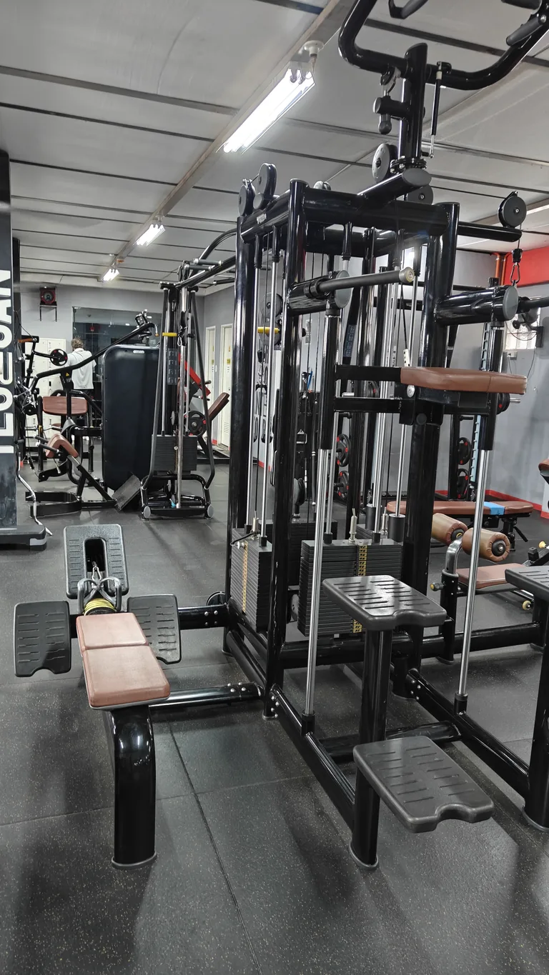 Seated row machine at TM Fitness Hub in Valencia, Negros Oriental