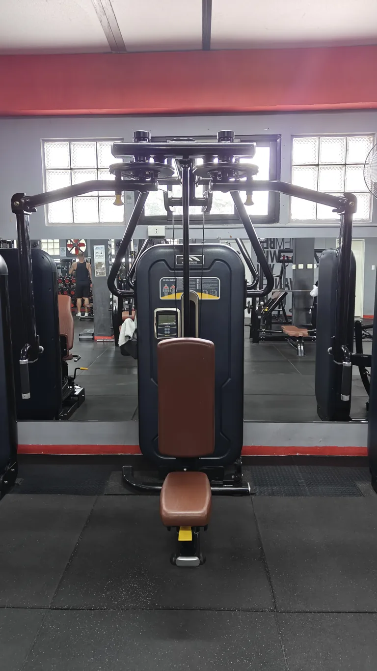 Pec fly and rear delt machine at TM Fitness Hub in Valencia, Negros Oriental