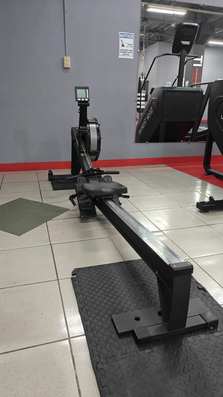 Rowing machine at TM Fitness Hub in Valencia, Negros Oriental